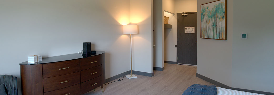 A suite in the maple my life retirement residence designed to suit your life.